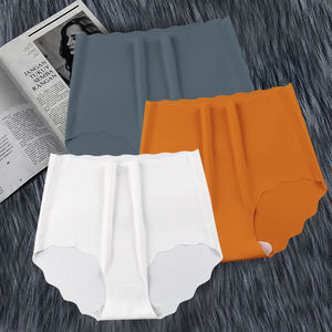 <span class=keywords><strong>Calzoncillos</strong></span> de una pieza de Bikini para niñas transpirables de cintura alta OEM, pantalones sin costuras, <span class=keywords><strong>calzoncillos</strong></span> tejidos de corte alto con sensación de hielo para todos los días - Product Image 2