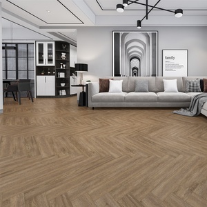SPC Herringbone 75x15 Click Flooring Plancher en vinyle <span class=keywords><strong>de</strong></span> luxe Imperméable 620mm Certificat CE Revêtement <span class=keywords><strong>de</strong></span> <span class=keywords><strong>sol</strong></span> hybride SPC antidérapant - Product Image 2