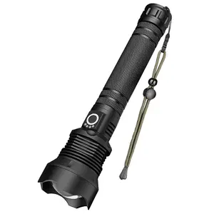 XHP70 Strong Light Flashlight Telescopic Zoom USB Charging Self-defense P70 Strong Torch