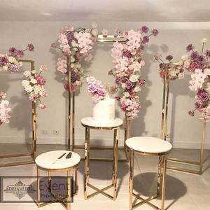 ديكور في الهواء الطلق للحفلات ديكور الزهور لوازم الزفاف خلفية - Product Image 5