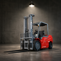 Forklift Listrik Liftron CPD30L 3000kg 3 Ton, Chassis Stabil, Wheelbase Panjang, untuk Penumpukan Pallet Beban Berat