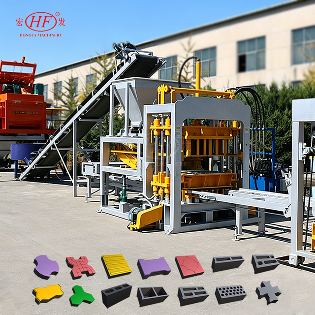 QT6-15F PLC Controlled Automatic Brick Making Machine for Building Material Workshops with 2000-8000m² Floor Block Factory