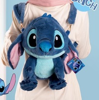 Sac à dos en peluche ours fraise en gros, sac à dos en peluche Stitch mignon pour femmes et enfants