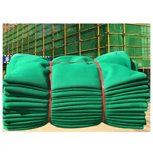 Green Construction Safety Net Construction Scaffolding Safety Shade Net For Building