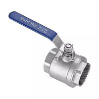 Fabricant de haute qualité DN80 Robinet à bille manuel 2 pièces en acier inoxydable SS201 pour eau, gaz et huile, OEM ISO9001/CE
