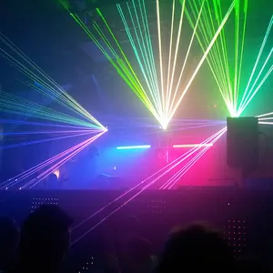 Đèn Led Sân Khấu Hiệu Ứng Đặc Biệt Cho Câu Lạc Bộ Đêm Đèn Laser Hoạt Hình Hoạt Hình Cho Câu Lạc Bộ Dj Disco 10W 30Kpps Rgb Đèn Laser Hoạt Hình Đủ Màu - Product Image 2