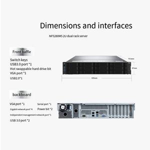 AI Server เซิร์ฟเวอร์แร็ค NF5280M5 ดั้งเดิมจากโรงงาน NF5280M5 - Product Image 5