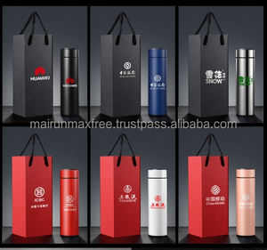 Executive Business Promotional Gift Set Electronic <b>Water</b> <b>Bottle</b> with Temperature Display - Product Image 4