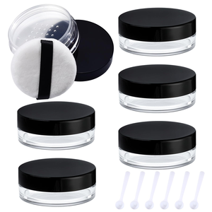 Estuche de Polvo Compacto Vacío de Alta Calidad de 20g, Portátil para Viaje, de Plástico, para Maquillaje en Polvo Suelto - Product Image 1