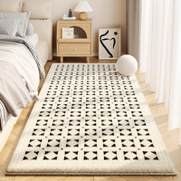 Moderner Stil Weicher Polyester Schlafzimmer Teppich Rutsch fester Boden teppich Geometrisch Wasch bare Flächen matte für Wohnkultur Langlebig für Wohnzimmer