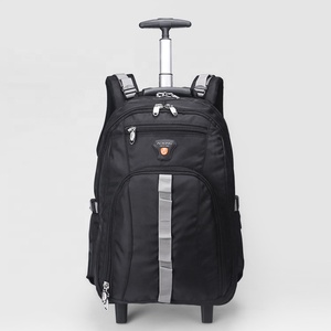 Mochila de Poliéster Resistente de Gran Capacidad <span class=keywords><strong>con</strong></span> Logotipo Personalizado, Mochila Impermeable <span class=keywords><strong>con</strong></span> <span class=keywords><strong>Ruedas</strong></span>, Mochila <span class=keywords><strong>con</strong></span> Carro - Product Image 2