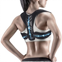 Correcteur de posture intelligent et réglable avec rappel par vibration pour hommes et femmes, protection professionnelle, soutien dorsal invisible