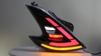 Feux arrière complets RGB pour voiture, ensemble de feux arrière à LED modifiés avec projecteur, accessoires pour Nissan 370z 2008-2019, pièces automobiles