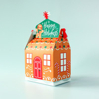 Boîte cadeau de noël personnalisée avec livraison gratuite, boîte en papier créative pour emballage