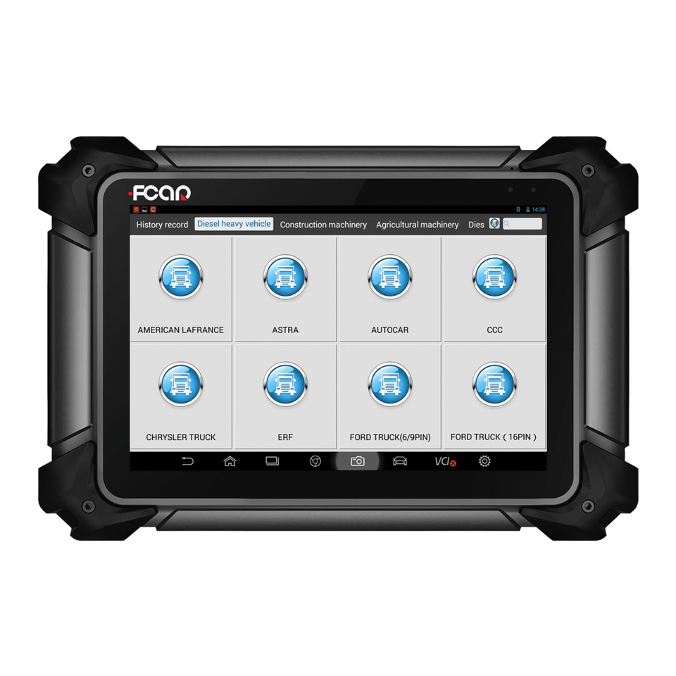 Fcar FCAR F7S-D 24V Heavy Duty Truck Scanner - All System Diagnostic Tool ...