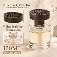 Diffuseur d'air frais pour voiture Relaxlines, moderne, écologique, personnalisé, flacon en verre de 120 ml, parfum de luxe, logo personnalisé