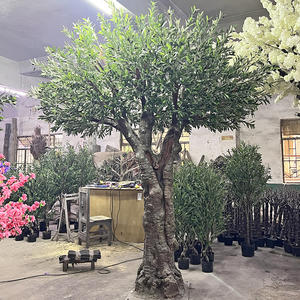 Oliviers artificiels géants pour décoration d'intérieur plantes en soie faux arbre de luxe <span class=keywords><strong>tronc</strong></span> naturel grands oliviers anciens - Product Image 3