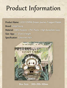<span class=keywords><strong>Original</strong></span> Lucky <span class=keywords><strong>Emma</strong></span> Searching for the Dreaming Rabbit 400% Peluche Colgante Caja Misteriosa Regalos de Cumpleaños Coleccionable - Product Image 4