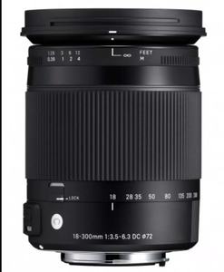 Objectif Super Zoom d'occasion Sigma 18-300mm F3.5-6.3 DC MACRO OS HSM pour monture Canon EF, APS-C, prêt à être expédié - Product Image 6
