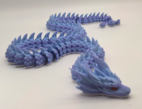 Modèle de dragon articulé réaliste imprimé en 3D, multicolore, en PLA, personnalisable, commandes en gros acceptées, service d'impression FDM