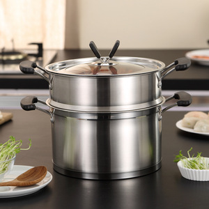 Ensemble <span class=keywords><strong>de</strong></span> casseroles en acier inoxydable antiadhésif OEM avec poignée amovible pour la cuisine à domicile, utilisation quotidienne, non toxique, sans PFAS - Product Image 4
