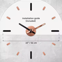 Jam dinding DIY tanpa bingkai besar, dekorasi tembok untuk rumah kantor Modern tidak berdetik gaya abu-abu gelap