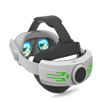 Nouvelle tête de charge réglable de jeu pour tête de chargeur d'accessoire Meta Quest 3 VR avec gamme 12000mAh