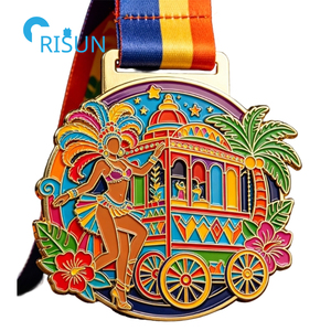 Medallón Personalizado del Sambódromo de Río de Janeiro, <span class=keywords><strong>Brasil</strong></span>, para Bailarines de <span class=keywords><strong>Samba</strong></span>, Desfiles, Fiestas, Carnaval, Ganadores, Medalla de <span class=keywords><strong>Samba</strong></span> Personalizada - Product Image 4