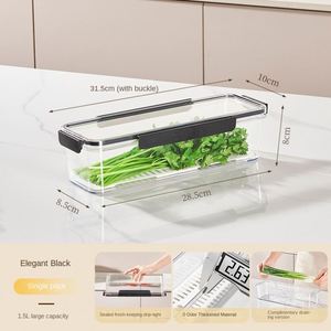 Modern Injection Food Grade Sustainable <b>Square</b> Noodles Storage & Preservation Box with Sealed PET <b>Plastic</b>- - Product Image 6