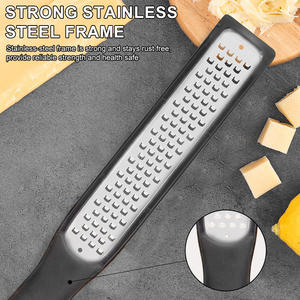 Râpe à fromage de haute qualité accessoires de cuisine outils zesteur d'agrumes au chocolat en acier inoxydable avec housse de protection en Silicone - Product Image 3