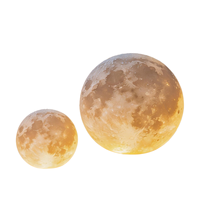 Lampe de sol sphérique en plastique pour l'extérieur et l'intérieur, étanche, pour pelouse, décoration d'ambiance paysagère, lumière de jardin