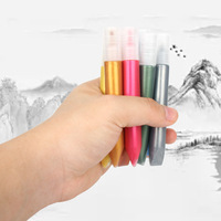 Bview Art verre peinture 10ml or 3d crochet en trois dimensions stylo bricolage peinture étanche cadre photo peinture acrylique