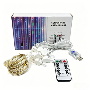 ไฟม่าน LED 5V USB, ไฟประดับตกแต่งภายในห้องแบบแรงดันต่ำ - Product Image 3