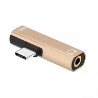USB-C zu 3,5mm Adapter, Typ-C Audio-Adapter, 2-in-1 Typ-C Adapter, USB-C Kopfhörerbuchse, Typ-C Ladeadapter, Audio-Konverter