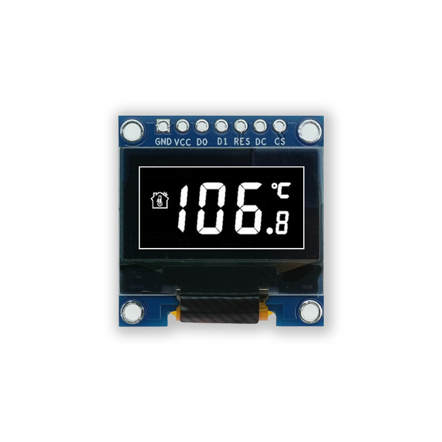 0.96 Inch PMOLED Module 128*64 Dots White Color Monochrome OLED Display with SSD1306 IC I2C Interface