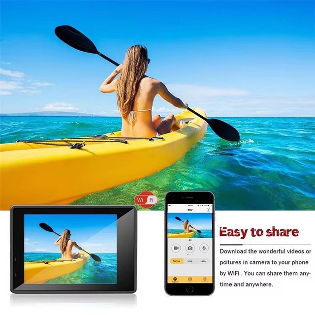 Hot Selling 4K 360 Sports Cameras Sport for Motorcycle Waterproof Small Action Camera