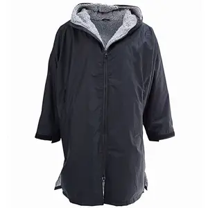 Wind dichte wilde Schwimm parka Robe wasserdichte Parka Robe Jacke Erwachsenen warme Poncho Parka Jacke Mantel