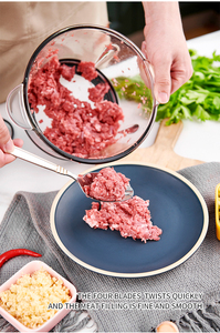 Picadora de Carne para Cocina, Precio de Fábrica, Económica, la Mejor Picadora de Alimentos Doméstica, Mini Picadora de Acero Inoxidable de 2l 3l, Picadoras de Alimentos Económicas para el Hogar - Product Image 3