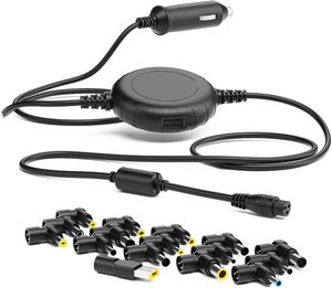 ที่ชาร์จในรถ100W 15-20V & อะแดปเตอร์ USB ที่ชาร์จในรถ5V 2.1A สำหรับ HP/โตชิบา/Sony/Dell/Lenovo และโทรศัพท์ - Product Image 1