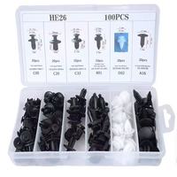 Offre Spéciale automobile 100 pièces Clips Auto voiture Clips plastique attaches Kit combinaison ensemble