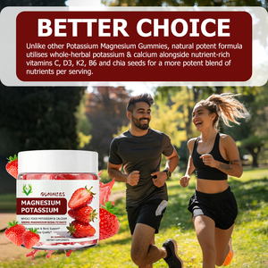 Gomitas de Magnesio y Potasio Personalizadas por el Fabricante, Suplemento de Vitaminas para Aumentar la Energía y el Estado de Ánimo, Promueven el Equilibrio de Electrolitos - Product Image 4