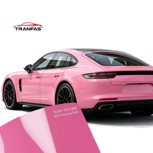 Pellicola Vinilica Premium PET Rosa <span class=keywords><strong>Principessa</strong></span> Lucida Autoriparante Antigraffio con Rilascio d'Aria per Cambio Colore Auto - Product Image 5