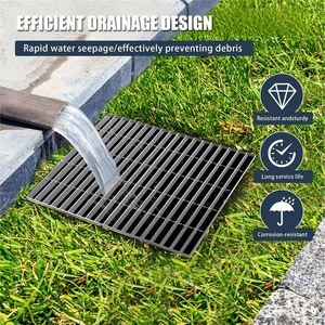 <span class=keywords><strong>Plaque</strong></span> de grille industrielle en <span class=keywords><strong>acier</strong></span> <span class=keywords><strong>galvanisé</strong></span> à haute résistance pour toiture de bâtiment, entrepôt, composée d'une grille de drainage - Product Image 4