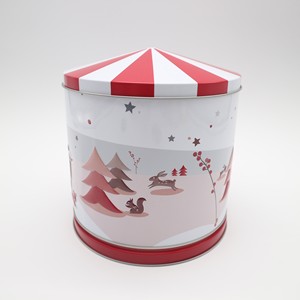 Emballage cadeau <span class=keywords><strong>Oreo</strong></span> Vintage hermétique <span class=keywords><strong>blanc</strong></span> rose Vintage boîtes à biscuits emballage pâques boîte à musique musicale canettes pour mariages - Product Image 1