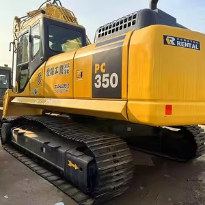 Excavadora de cadenas Komatsu PC350 de 35 toneladas, usada, original de Japón, con pocas horas de uso, para minería pesada y construcción, ¡gran oferta! - Product Image 3