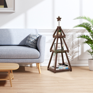 ที่วางโชว์เค้กสามชั้นสำหรับงานแต่งงานที่หรูหราสำหรับบ้านไร่ของตกแต่งทำจากไม้สไตล์โมเดิร์นสำหรับงานเลี้ยงสังสรรค์ในเทศกาลคริสต์มาส - Product Image 3