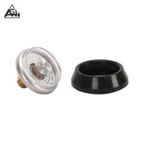 Mini Gauge Pompa PCP Tekanan Tinggi Pemadam Kebakaran Indikator Tekanan 6000PSI 30mpa 4500psi dengan Karet Perlindungan Manometer