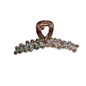 Pinzas de Pelo con Flores de Cristal Brillantes, Elegantes y Modernas, para Peinados Semirecogidos, Accesorios de Regalo Premium para Damas - Product Image 2