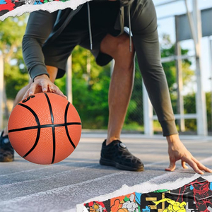 Ballon de <span class=keywords><strong>basket</strong></span>-ball 8 panneaux en caoutchouc de bonne qualité à prix compétitif <span class=keywords><strong>pour</strong></span> la promotion et la pratique <span class=keywords><strong>du</strong></span> jeu - Product Image 5