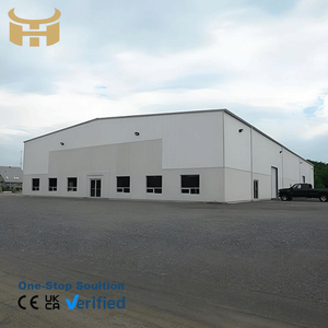 预制车间和仓库钢结构建筑，非常适合工厂金属设计，耐用的金属棚 - Product Image 2